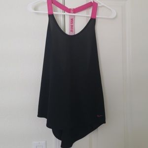 Black and Pink Nike tank top